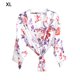 thumbnail image 3 of Guardurnaity Batas de noche de satén para dama de honor, estampado de patrón, regalo de boda, fiesta nupcial, ropa de dormir, suministro de disfraces para Disfraces de disfraces Blanco SG Guardurnaity AP012754-03, 3 of 6