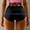 01 Black, variant on Krdevn Womens Underwear Letter Printed Waistband Panties Soft Stretch Breathable Everyday Briefs,M