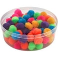 thumbnail image 4 of Pioneer Plastics 183C Clear Round Plastic Container with Frosted Bottom, 6.875" W x 2.625" H, 4 of 5