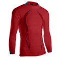 thumbnail image 4 of Male Autumn And Winter High Elasticity Breathable Sports Tight Long Sleeve Pattern Print Quick Dry Fitness Top, 4 of 5
