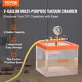 thumbnail image 2 of VEVOR 2 Gallon Vacuum Chamber, Upgraded Multipurpose Acrylic Vacuum Degassing Chamber, 2 of 9