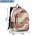 thumbnail image 2 of FORMRS School Backpack 17" Student Travel Bag with Laptop Compartment, Soft Pink Pattern, 2 of 7