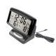thumbnail image 3 of Sidaley Termómetro de coche LED Relojes de tiempo interior Pantalla de temperatura del automóvil Reloj digital con función de luz negra Automoción decorativa y accesorios, 3 of 5