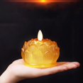 thumbnail image 2 of Reusable LED Lotus Buddha Lamp for Home Light Decoration Buddha Altar Table, 2 of 9