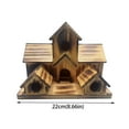 Bird For Outside Hummingbird With 6 Hole Hanging Big Birdhouse Nesting
