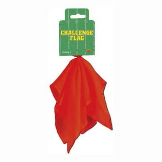 : Gejoy 8 Pieces Penalty Flag Football Challenge Flags Football  Referee Flag for Party Accessory (Yellow and red) : Sports & Outdoors