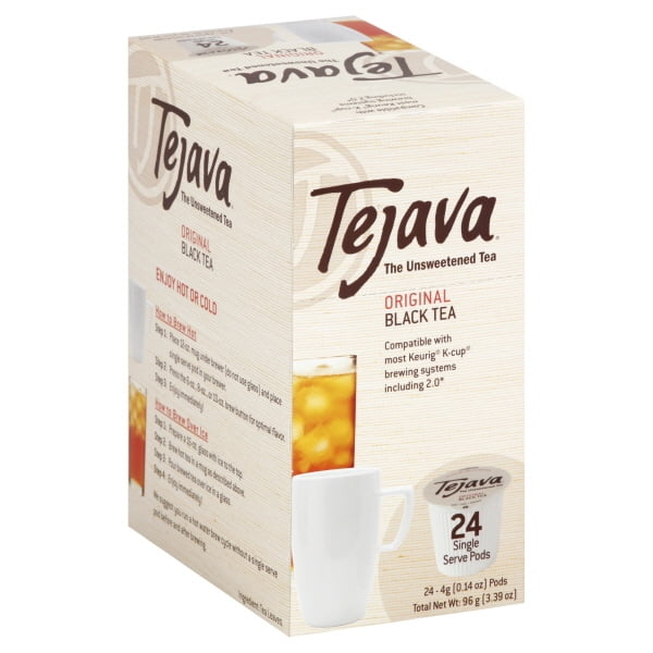 Buy Tejava Original Tea Pods, Unsweetened Black Tea, 24 Count Online at