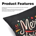 thumbnail image 2 of Christmas Bed Pillow Covers Set - 2 Decorative Throw Pillow Patterns - Available in 16x16, 18x18, and 20x20 Inches for Any Occasion - Decorative Pillows, Bed Pillow, 2 of 6