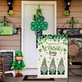 thumbnail image 5 of St Patricks Day Garden Flag 12x18 Double Sided, Burlap Happy St Patricks Day Flag, Saint Patricks Gnomes Small Garden Flag, Horseshoe Beer Shamrocks Yard Flags Outdoor Decorations, 5 of 5