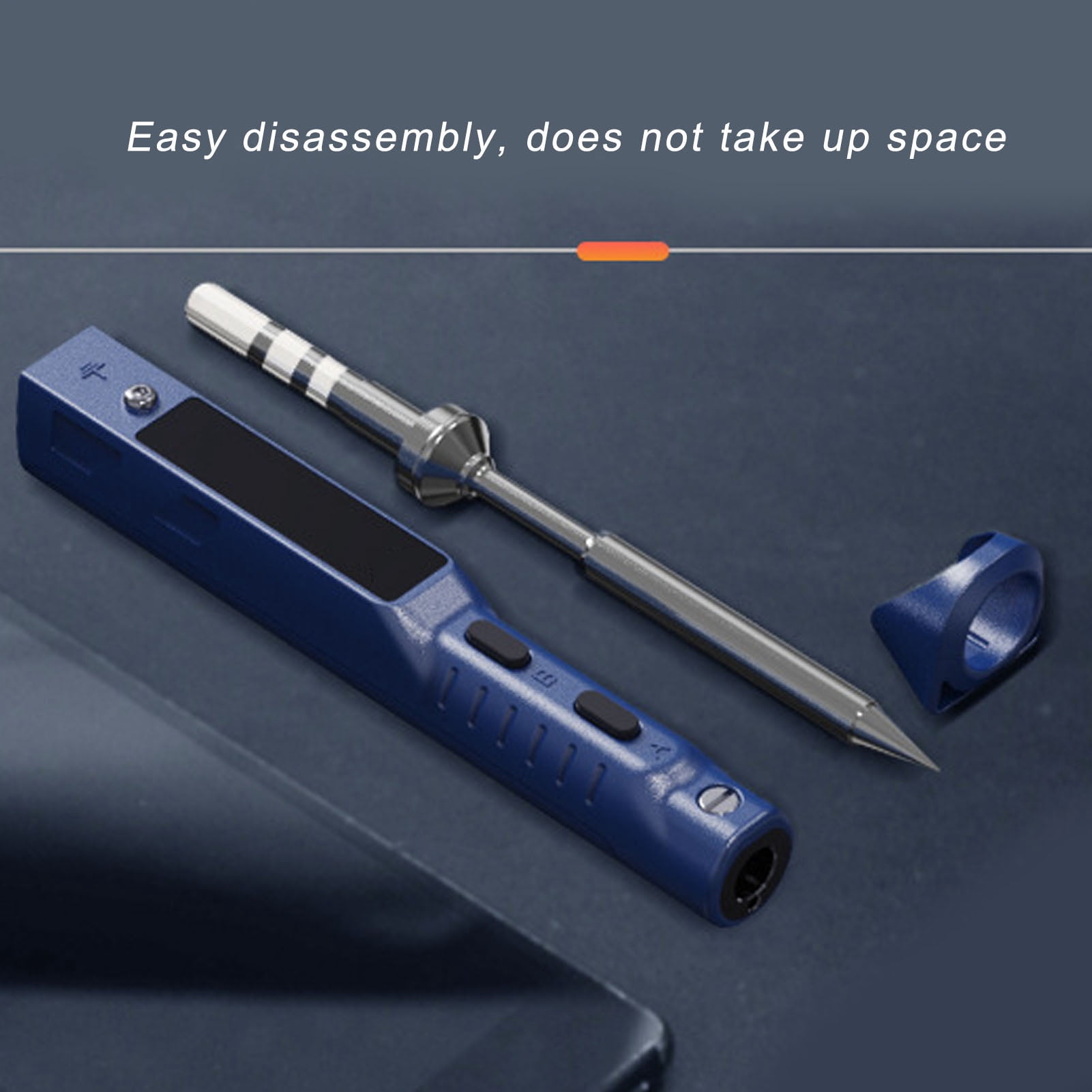 Yajisi TS101 Portable Soldering Iron with TS-B2 Tip 65W Smart Digital Display Electric Welding Pen, 5.51 inches / 14 cm