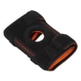 thumbnail image 2 of Rodillera deportiva unisex negra, rodillera ajustable con resorte de silicona, tipo abierto, hueca YUNYI BRAND  Deportes, 2 of 8