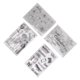 thumbnail image 1 of 4 Hojas de Sellos Transparentes Sellos Transparentes para álbumes de Recortes para Hacer Manualidades para Hacer álbumes de Recortes Manualidades para álbumes de Fotos Adornos, 1 of 8