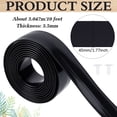 thumbnail image 2 of 10ft Black Long Vinyl Straps 1.8 Inch Durable Outdoor, 2 of 5
