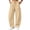 Khaki, variant on Ynynloco Women's Baggy Wide Leg Pants High Waisted Athletic Sweat Pants Fall Winter Baggy Workout Pant with 2 Pocket