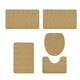 thumbnail image 1 of Alfombras de baño, alfombras para sala de estar, alfombra de área, alfombra de baño de espuma, juego de 5 alfombras de baño para 5 piezas, alfombrillas de inodoro universales, suaves, cómodas, con abs, 1 of 5