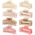 thumbnail image 1 of BESTAUty 8Pcs Clips Plástico Mate Peinado Clips Combinación Conjunto simple No resbaladiza pinza fue Bestauty Horquilla, 1 of 2