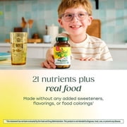 MegaFood Kids Mini Multivitamin - Zinc, Vitamins C, B & D3 - Vegetarian - 30 Servings