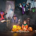 thumbnail image 4 of Máscara KAIYANG de esqueleto de Halloween con luz LED y 3 modos de flash color rojo, 4 of 5