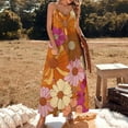 thumbnail image 2 of Nostalgic Vintage Floral Fine Art Sleeveless Dress Summer Dress Woman 2025, 2 of 7