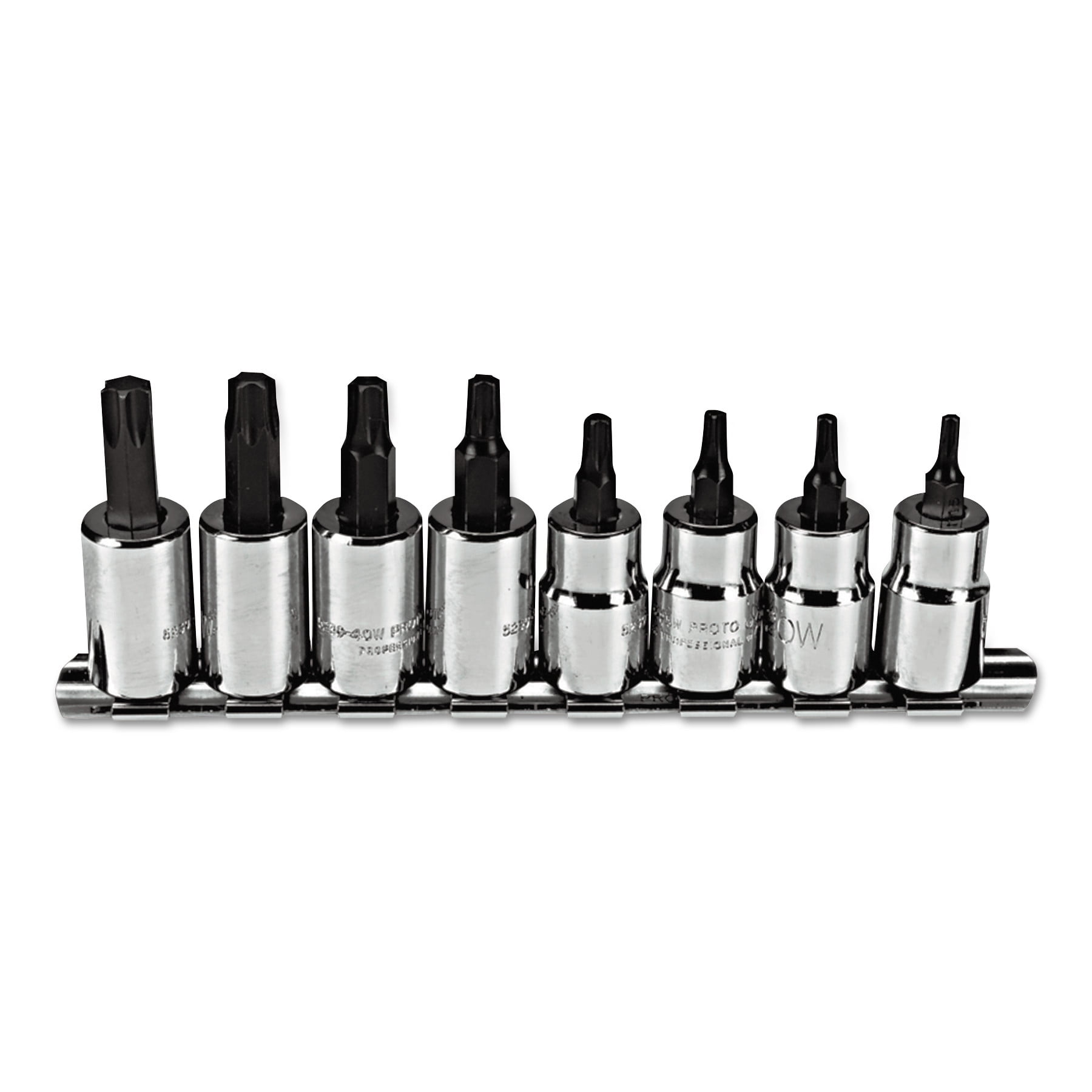 Proto 8 Piece Torx Bit Socket Sets, 3/8 in