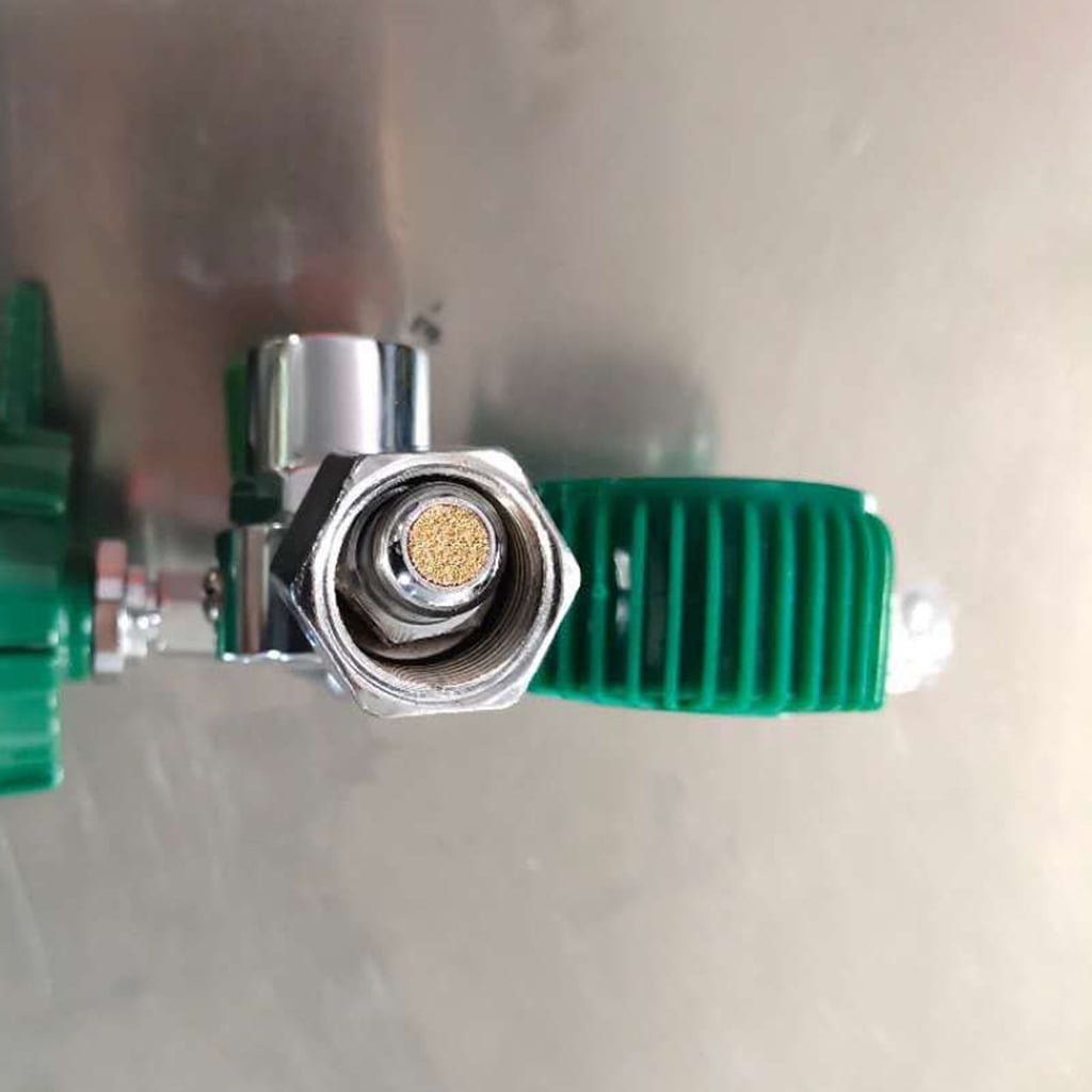 GENEMA Oxygen Pressure Gas Regulator Inhaler O2 Pressure Reducer Oxygen Gauge Flow
