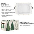 thumbnail image 2 of Yayeee Canvas Storage Basket with Handles for Shelves Fabric Bins Closet Organizer, Hand Drawn Christmas Stars, 2 of 8