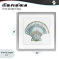 thumbnail image 4 of Stupell Industries Rustic Lodge Regal Shells Scallop Gray Framed Print Under Glass, 13 x 13, by Lorenzo Collective, 4 of 8