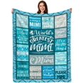 thumbnail image 1 of LHSHID Mimi Gifts Sherpa Fleece Blanket Gifts for Mimi Mimi Blanket from Grandkids Mimi Birthday Gifts 40"x50", 1 of 7