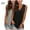 Black, variant on ZZwxWA 2pcs Women's Summer Tank Tops Basic Tanks V Neck Sleeveless T Shirts Side Split Womens Casual Camisole Loose Vest