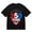 black, variant on Men's T-Shirt Two Hundred Fifty Years Flag Comfortable And Versatile Outdoor Casual Short Sleeve