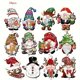 thumbnail image 5 of Juego de 12 o 24 piezas de gnomos navideños de madera creativos, decoración pequeña para colgar en el árbol de Navidad, juego de placas de madera, 5 of 5