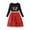 Black, variant on Odeerbi Toddler Girls Sequin Rainbow Tulle Dress Cute Butterfly Print Sparkly Dress Kids Fashion Solid Color Mesh Long Sleeve Dress Toddler Girls Clothes