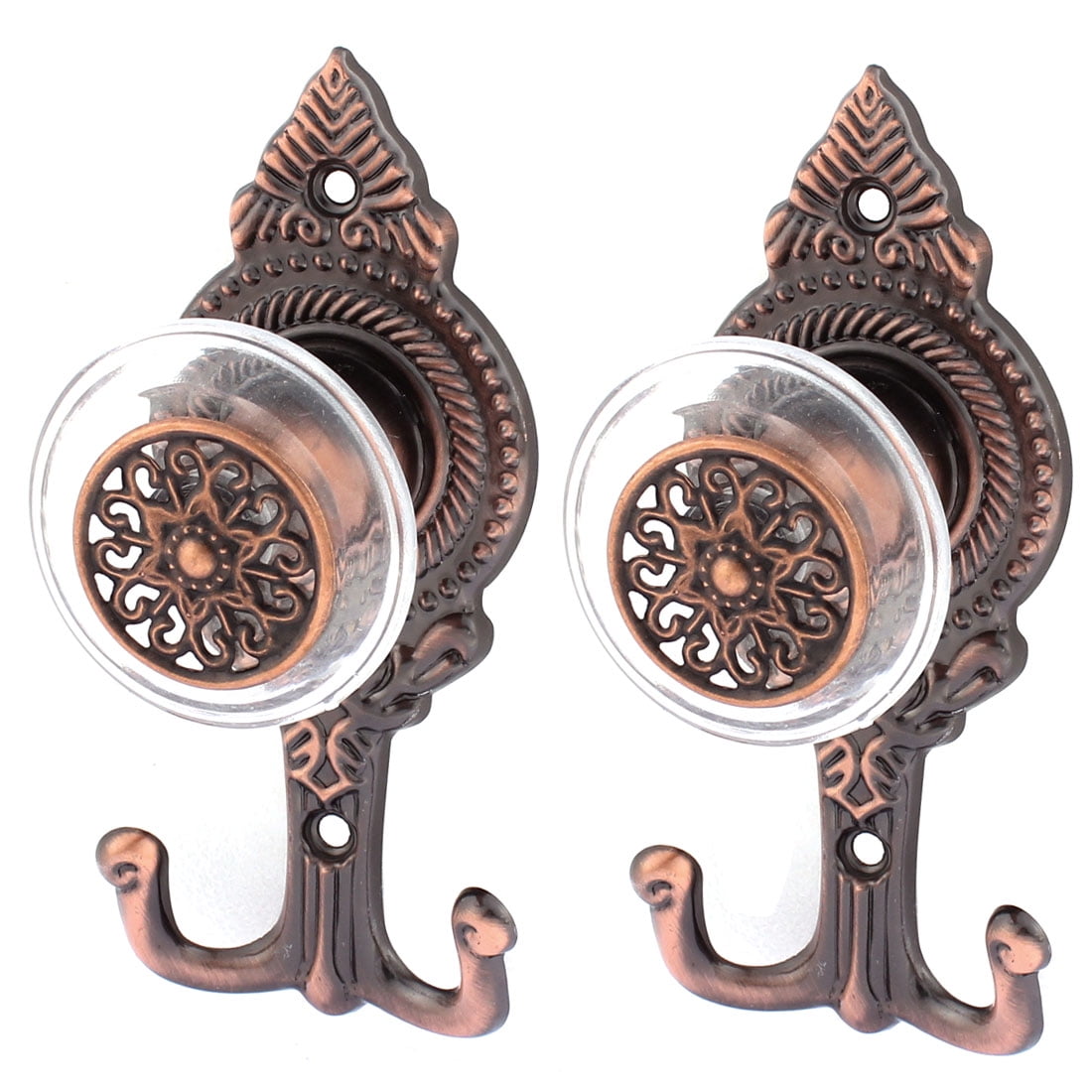 2Pcs Vintage Style Drapery Curtain Tassel Wall Hook Holder Tieback