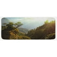 thumbnail image 1 of Landscape Kitchen Mat, Forest Nepal Himalaya Mountains Sunlight Majestic Scenery Nature Photo, Plush Decorative Kitchen Mat with Non Slip Backing, 47" X 19", Green Pale Yellow, by Ambesonne, 1 of 1