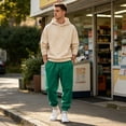 thumbnail image 5 of WJOSBXT Baggy Sweatpants Men Drawstring Joggers Fall 2026 Loose Fit Workout Jogging Pants Cuffed Lightweight Lounge Y2k Sweat Pants with Pockets 2XL, 5 of 7