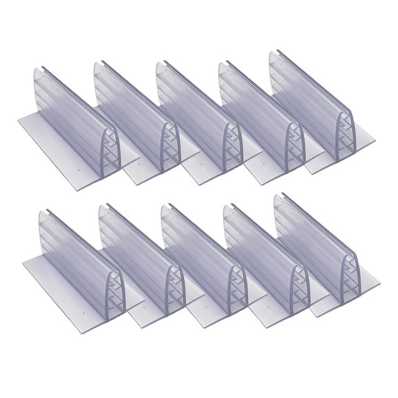 10x sneeze guard Food Labels Table Numbers Price Tags transparent sign Holder Place Card Holders for Warehouse Restaurant Reception Areas 5cm x 4cm x 3.2cm