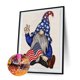 thumbnail image 2 of Cuadros Decorativos 5D DIY diamante pintura bandera enano completo taladro Rhinestone mosaico arte imagen Likrtyny embutido en tela, 2 of 9