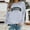 Grey, variant on Womens Casual Letter Print Crewneck Pullover Hoodless Sweatshirt Fall Long Sleeve Sweatshirts Top Blouse 07 Jacket Women Alien Hoodies Women Cute Fashion Top Light Jacket Women Active Wear Jacket Drop