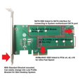 thumbnail image 3 of Vantec Adaptador M.2 Nvme + M.2 Sata Ssd Pcie X4 (Ugt-M2Pc200) Verde, 3 of 5
