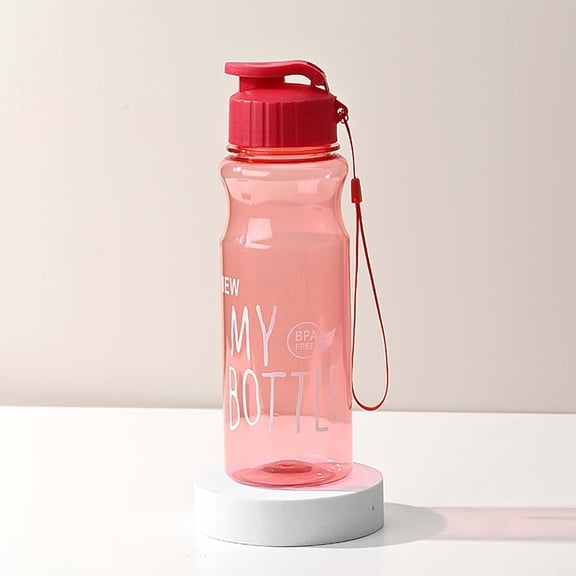 Reusable Water Bottles, Portable Water Bottle, Water Bottle Plastic, Red Clear Pet, Flip top Bottles, Large Water Bottle, Water Bottle Gym, Sports Water Bottles, Travel Water