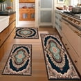 thumbnail image 2 of Farmhouse Kitchen Rugs Set 3 Piece, Boho Kitchen Mats for Floor, Non-Slip Kitchen Rug Waterproof Mats for Kitchen, Runner Rugs for Hallway Laundry Holiday Sink Decor, 2 of 12