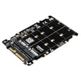 thumbnail image 1 of 2 en un M.2 Tecla M / B SSD A U.2 Tarjeta De Expansión De La Tarjeta Adaptadora SFF-8639, 1 of 8