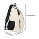 thumbnail image 3 of Bolsa para Raqueta de Bádminton | Mochila para Raqueta de Tenis con Correa Cruzada | Correa de Hombro Ajustable | Gran Capacidad | Bolsillos Antirrobo | Multi-Deporte para Mujeres Adultas, 3 of 9