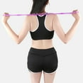 thumbnail image 6 of Cheers.US Yoga Pilates Belt 8 Shape Band Multi-Function Band for Women Yoga Elastic Pull Rope Fitness Equipment Bodybuilding Expander for Abdomen Waist Arm Leg Stretching Slimming Training, 6 of 7