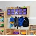 thumbnail image 5 of RRI Goods Wall Mounted Shelf w Blue Storage Containers for Organizing Toys, 5 of 11