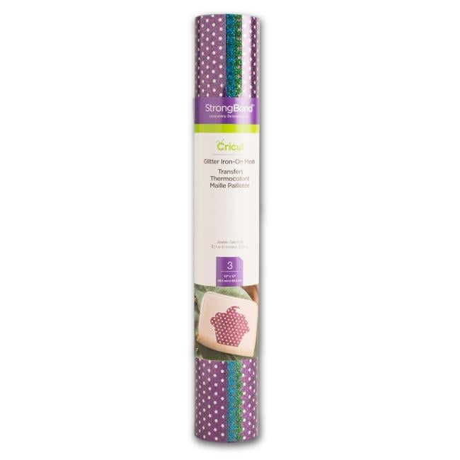 Cricut Glitter Mesh Iron-On, Jewels, Sampler