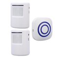 thumbnail image 2 of Wireless Doorbell Alarm Motion Sensor Detector Alert with 2 Sensor and 1 Receiver 38 Melodies for Home Office StoreEU Plug, 2 of 5
