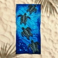 thumbnail image 3 of Yibo Purple Butterfly Beach Towel Quick Dry Sand Free Beach Blanket Multi-Purpose Towel for Travel Swimming Pool Camping Yoga, 3 of 4