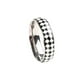 thumbnail image 2 of Anillo con diseño de tablero de ajedrez, joyería elegante exquisita para mujer, adorno de mano, anillos de dedos de colores simples, accesorio Ropa, zapatos y accesorios Miscelánea Acero Talla 9 Qarigey AP016439-06, 2 of 6