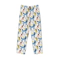 thumbnail image 4 of Xecao Poodle Dog Men's Straight Lounge Pajama Pants: The Ultimate in Comfortable Sleepwear, 4 of 9